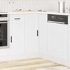 vidaXL Armoire d'angle de cuisine Porto blanc bois d'ing&eacute;nierie