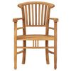 vidaXL Ensemble &agrave; manger de jardin 5 pcs bois de teck solide