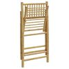 vidaXL Chaises de bistro pliantes lot de 6 et coussins blanc cr&egrave;me