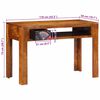 vidaXL Bureau d'&eacute;criture avec tiroir Marron 110 x 50 x 73 cm