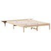 vidaXL Cadre de lit Naturel 150 x 200 cm Pin massif
