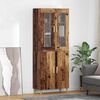 vidaXL Haut Armoire Bois Ancien 69,5 x 34 x 180 cm