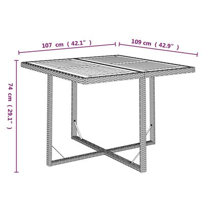 vidaXL Ensemble à manger de jardin coussins 9pcs Résine tressée Noir