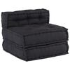vidaXL Canap&eacute; modulaire 4 pcs Anthracite tissu