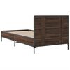 vidaXL Cadre de lit sans matelas ch&ecirc;ne marron 90x190 cm