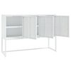 vidaXL Buffet Blanc 105x35x75 cm Acier