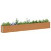 vidaXL Jardini&egrave;re sur&eacute;lev&eacute;e 582 x 50 x 68 cm Acier galvanis&eacute;
