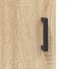 vidaXL Buffet haut Ch&ecirc;ne sonoma 69,5x34x180 cm Bois d'ing&eacute;nierie