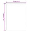vidaXL Rideaux en voile avec boucles 2 pcs gris clair 140x175 cm