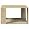 vidaXL Table basse chêne sonoma 51,5x51,5x30 cm bois d'ingénierie