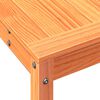 vidaXL Table de rempotage avec &eacute;tag&egrave;re cire marron bois massif de pin