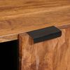 vidaXL Meuble TV avec &eacute;tag&egrave;re Finition Acacia Brun 105 x 33 x 46 cm