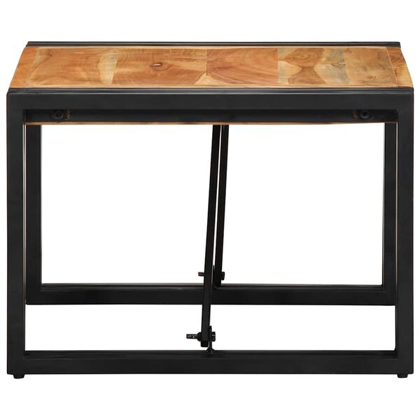 VidaXL Table basse 50x50x35 cm bois massif d'acacia