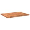 vidaXL Dessus de table 70x60x3,8 cm rectangulaire bois massif d'acacia