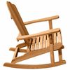vidaXL Chaise Adirondack &agrave; bascule 2 pcs Marron 100 x 77 x 99 cm