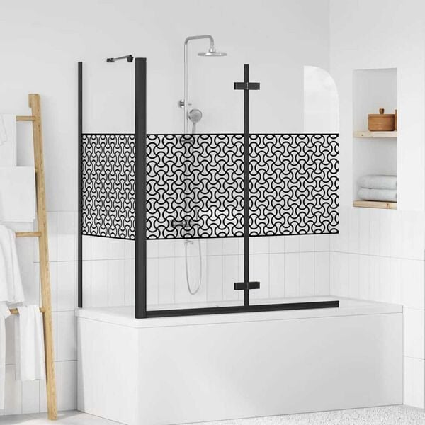 vidaXL Cabine de douche &agrave; rayures 120x68x130 cm Verre tremp&eacute;
