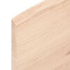 vidaXL &Eacute;tag&egrave;re murale 80x20x2 cm bois de ch&ecirc;ne massif non trait&eacute;