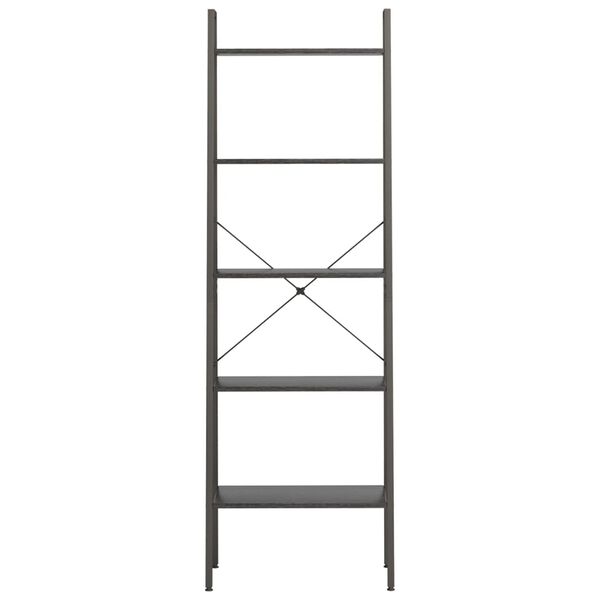 vidaXL &Eacute;tag&egrave;re sur pied 5 niveaux Noir 56x35x174 cm