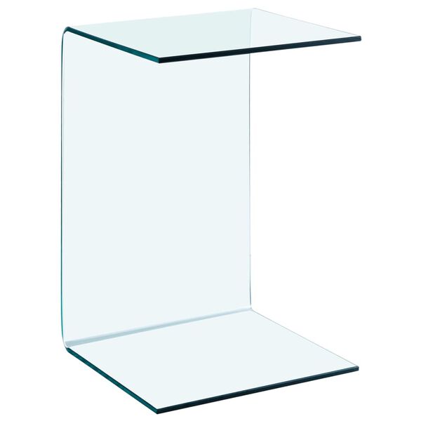 vidaXL Table d'appoint 40x40x60 cm Verre tremp&eacute;