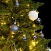 vidaXL Sapin de No&euml;l artificiel articul&eacute; 150 LED et boules 120 cm