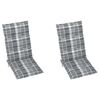 vidaXL Chaise &agrave; bascule avec coussin Bambou