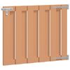 vidaXL Porte de Jardin 100 x 80 cm WPC et Aluminium Marron