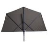 Madison Parasol de balcon Sun Wave 270x150 cm Gris clair