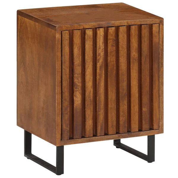 vidaXL Table de chevet 40x30x50 cm Bois de manguier massif