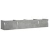 vidaXL Armoire murale gris b&eacute;ton 99x18x16,5 cm bois d'ing&eacute;nierie