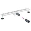 vidaXL Drain de Douche avec Design Lin&eacute;aire Argent&eacute; 80 cm