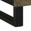 vidaXL Meuble TV noir 70x33x46 cm bois massif de manguier