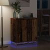 vidaXL Buffet LED Bois ancien 71 x 34,5 x 75 cm Bois d'ing&eacute;nierie