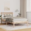 vidaXL Cadre de lit Marron 100 x 200 cm Pin massif