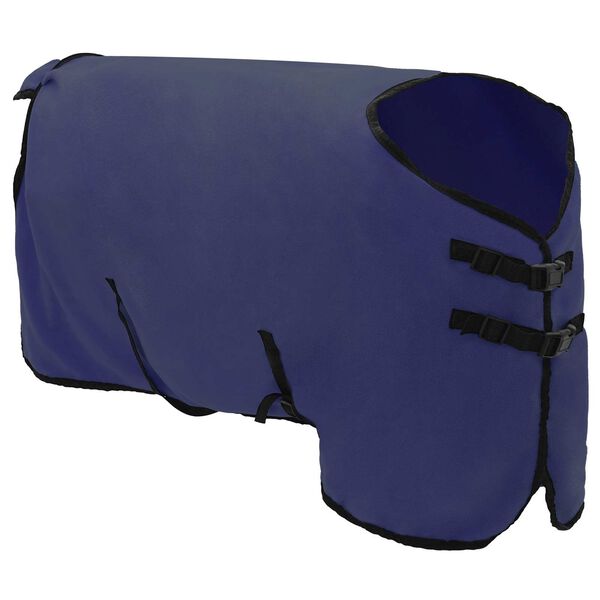 vidaXL Couverture &Eacute;quine Bleu marine Polyester