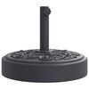 vidaXL Base de parasol pour m&acirc;ts &Oslash;38 / 48 mm 25 kg rond
