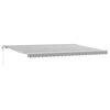vidaXL Auvent r&eacute;tractable automatique anthracite et blanc 500x300 cm
