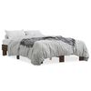 vidaXL Cadre de lit sans matelas ch&ecirc;ne marron 120x190 cm