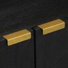 vidaXL Buffet noir 60x33x75 cm bois d'ing&eacute;nierie