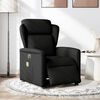 vidaXL Fauteuil de massage inclinable électrique Noir Tissu