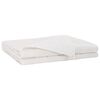 vidaXL Couverture Pond&eacute;r&eacute;e Blanc 200 x 225 cm 9 kg 100% Coton 205T
