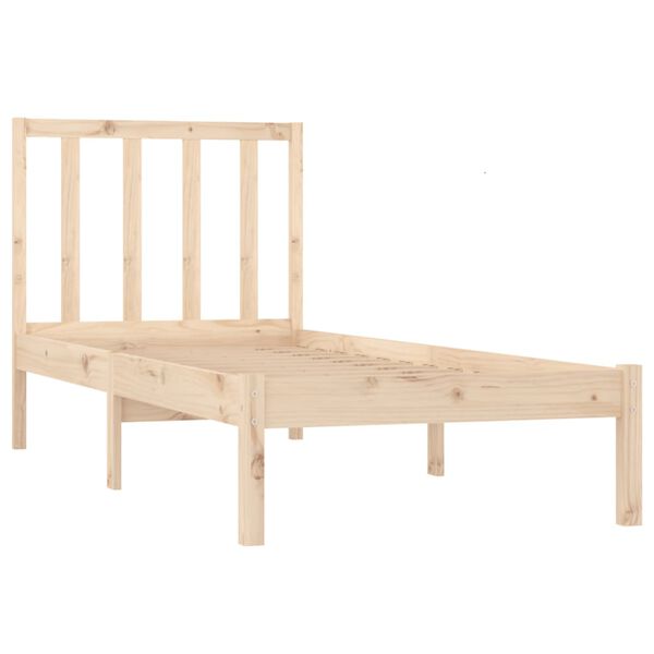 vidaXL Cadre de lit sans matelas bois de pin massif 90x190 cm