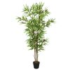 vidaXL Bambou artificiel 828 feuilles 150 cm vert