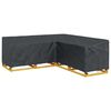 vidaXL Housse pour meubles Noir 235 x 235 x 85 cm Tissu Oxford 420D
