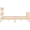vidaXL Cadre de lit sans matelas 120x200 cm bois de pin massif
