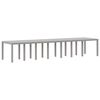 vidaXL Ensemble de salle &agrave; manger de jardin avec coussins 17 pcs