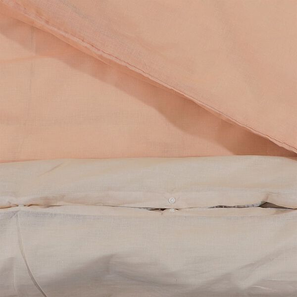 vidaXL Ensemble de housse de couette rose 200x200 cm Coton
