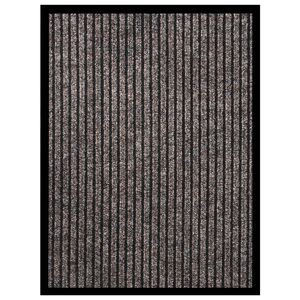 vidaXL Paillasson ray&eacute; Beige 40x60 cm