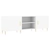 vidaXL Meuble TV blanc 150x30x50 cm bois d'ing&eacute;nierie