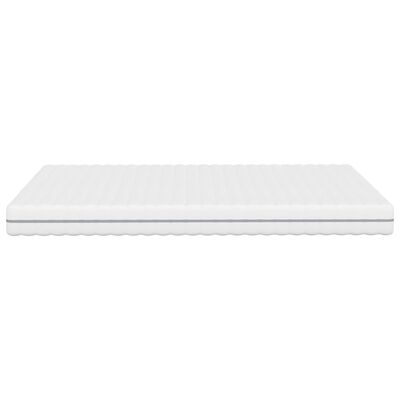 vidaXL Matelas en mousse moyennement doux 160x200 cm