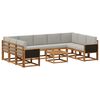 vidaXL Ensemble de canap&eacute;s d'ext&eacute;rieur 10 pc 9 place